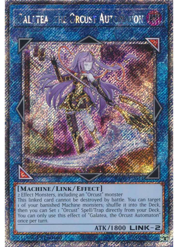 Galatea, the Orcust Automaton (Platinum Secret Rare 1st Edition)