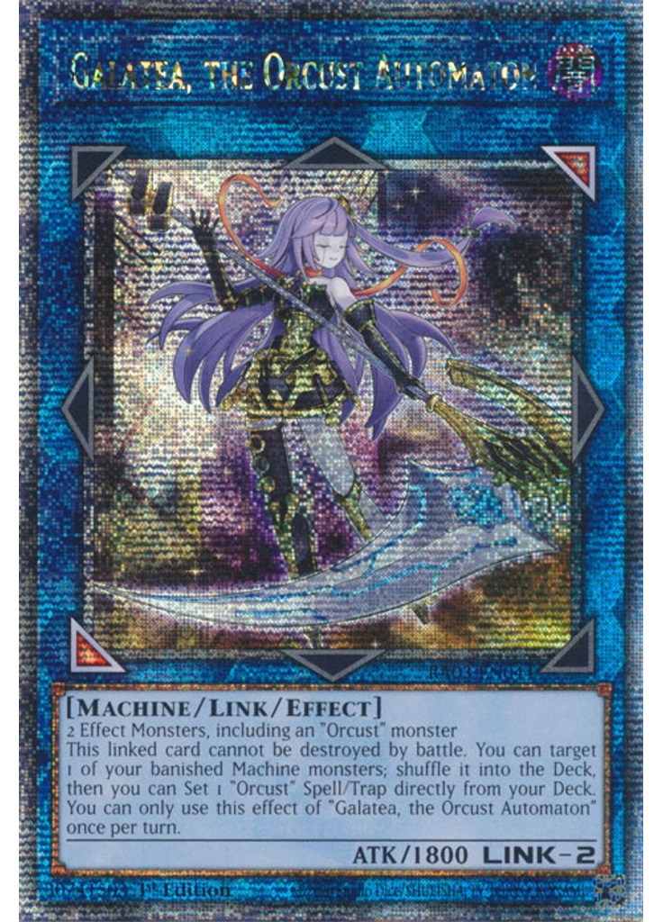 Galatea, the Orcust Automaton (Quarter Century Secret Rare 1st Edition)