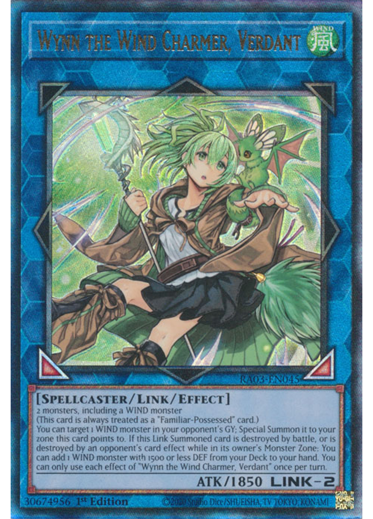 Wynn the Wind Charmer, Verdant (Ultimate Rare 1st Edition)