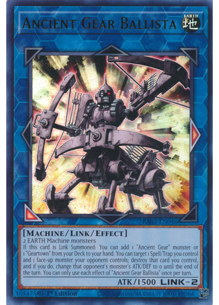 Ancient Gear Ballista (Ultra Rare 1st Edition)