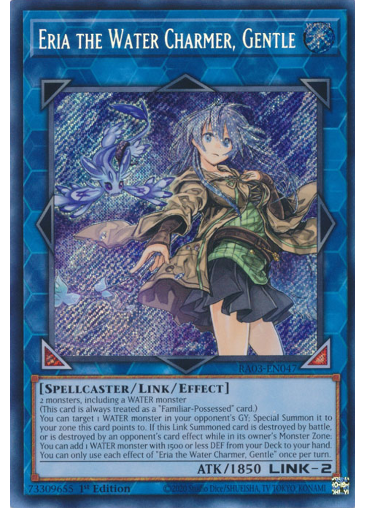 Eria the Water Charmer, Gentle (Secret Rare 1st Edition)