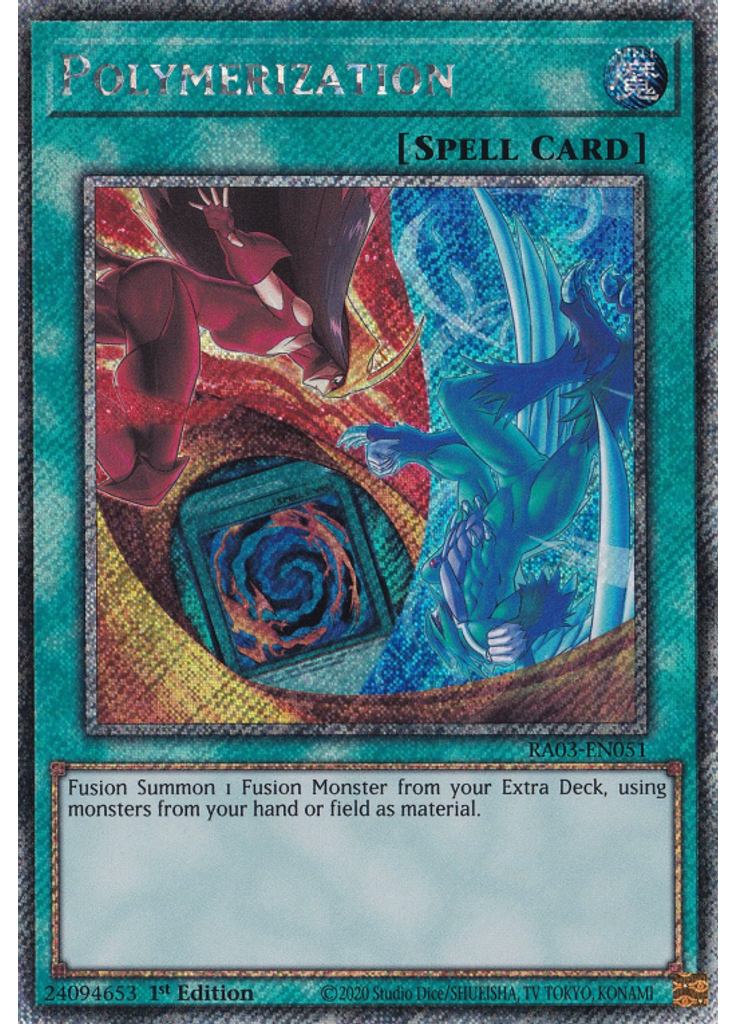 Polymerization (Platinum Secret Rare 1st Edition Alternate Art)