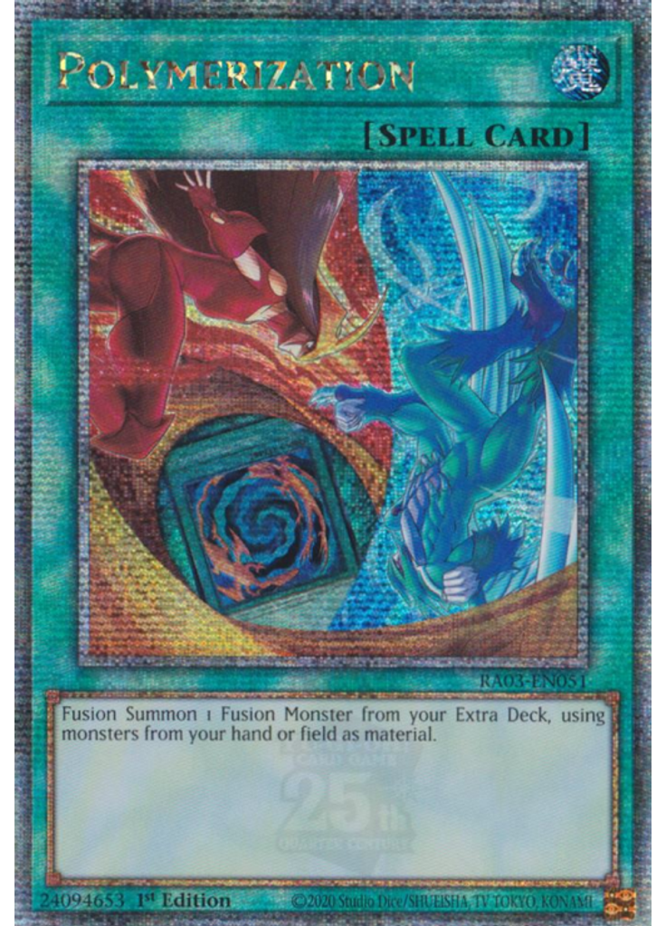 Polymerization (Quarter Century Secret Rare 1st Edition Alternate Art)