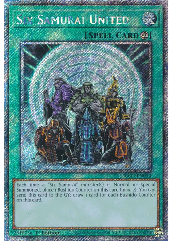 Six Samurai United (Platinum Secret Rare 1st Edition)