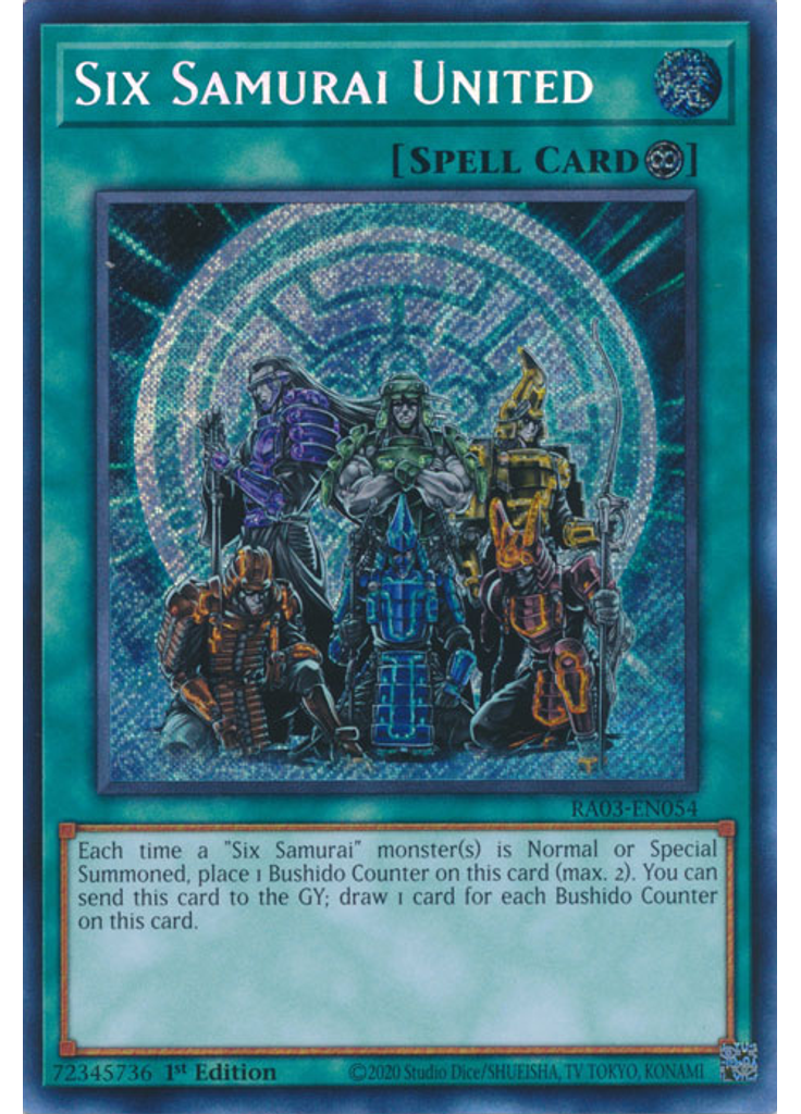 Six Samurai United (Secret Rare 1st Edition)