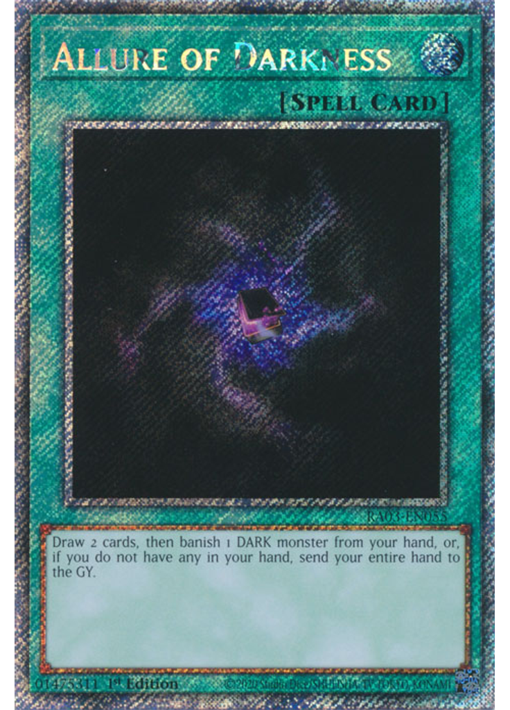 Allure of Darkness (Platinum Secret Rare 1st Edition)