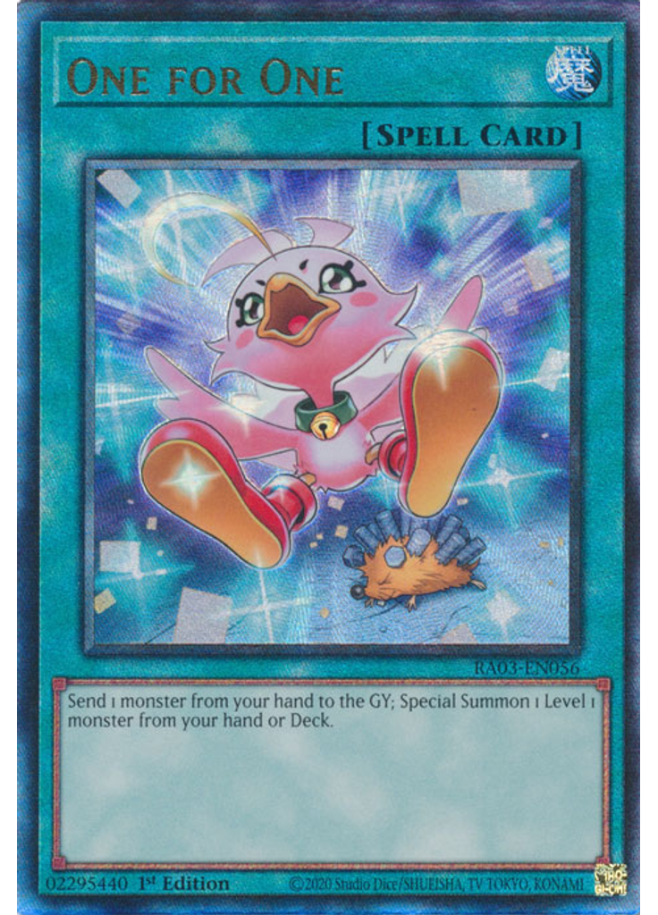 One for One (Ultimate Rare 1st Edition Alternate Art)