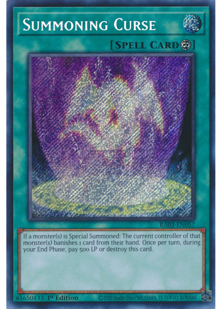 Summoning Curse (Secret Rare 1st Edition)