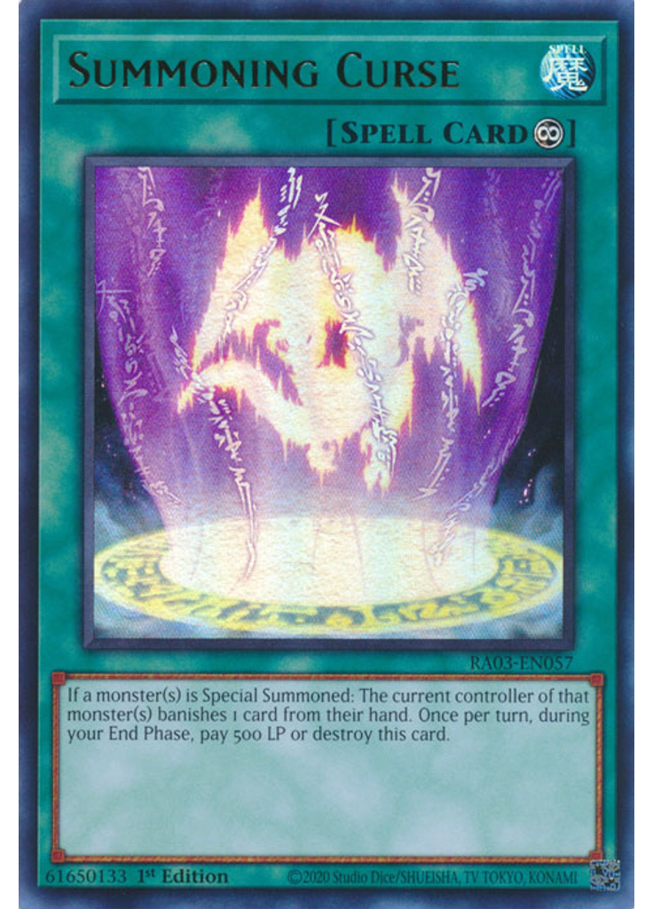 Summoning Curse (Ultra Rare 1st Edition)