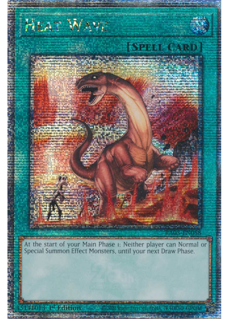 Heat Wave (Quarter Century Secret Rare 1st Edition)