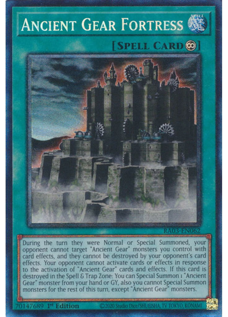 Ancient Gear Fortress (Collectors Rare 1st Edition)