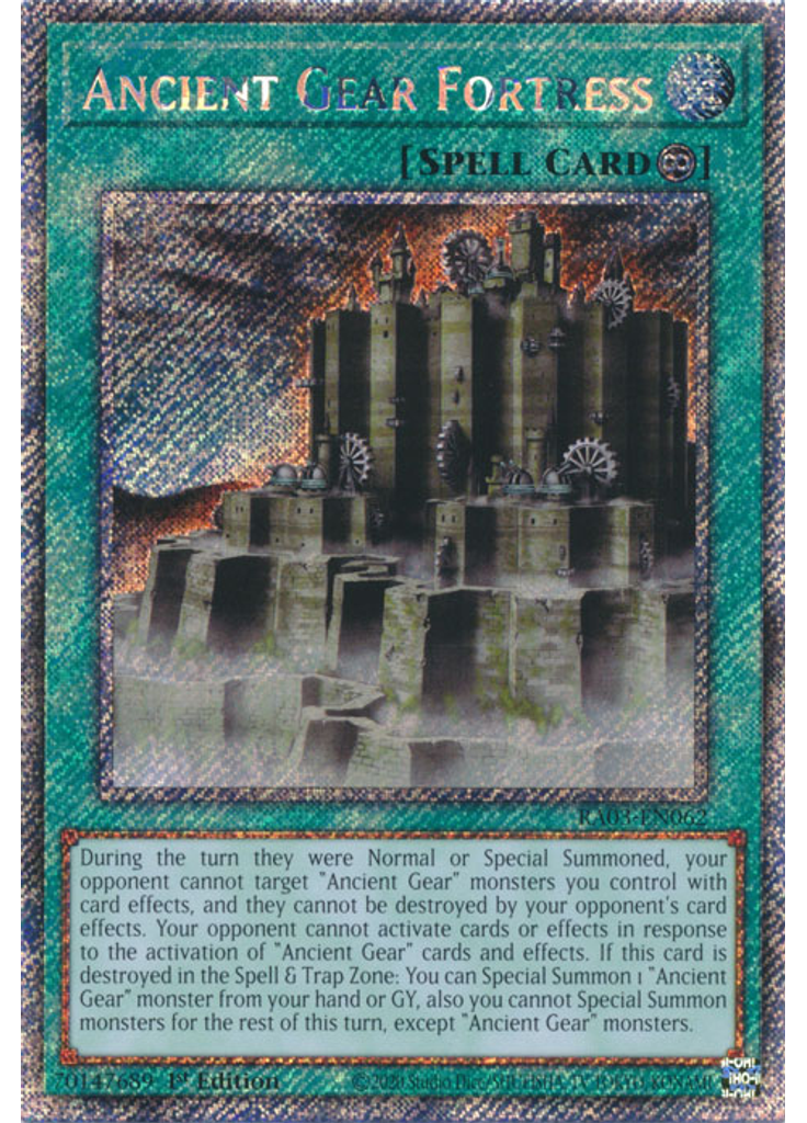 Ancient Gear Fortress (Platinum Secret Rare 1st Edition)