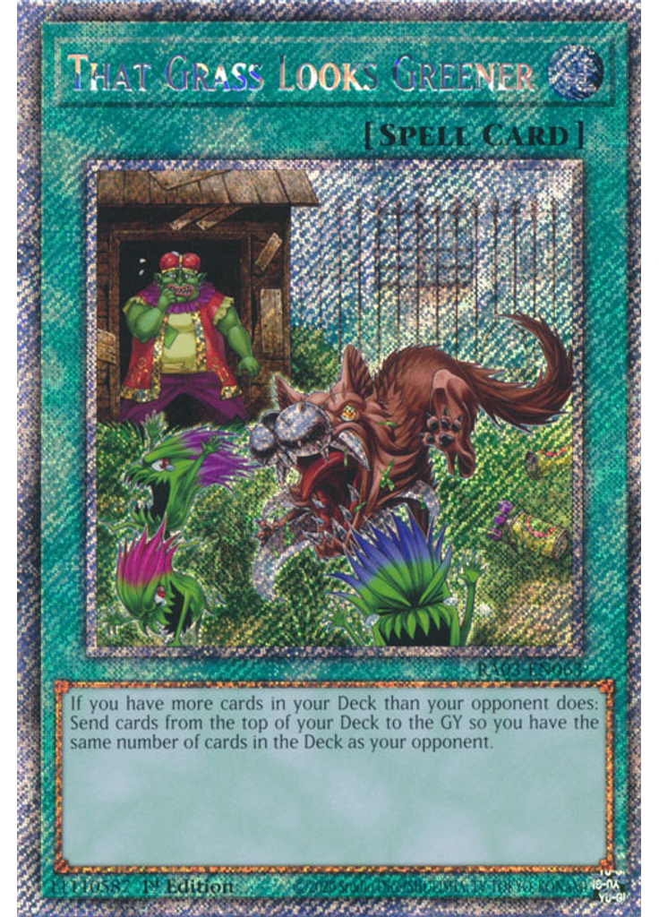 That Grass Looks Greener (Platinum Secret Rare 1st Edition)
