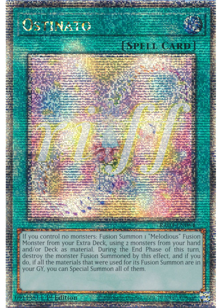 Ostinato (Quarter Century Secret Rare 1st Edition)