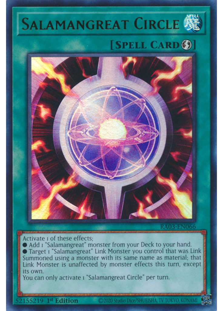 Salamangreat Circle (Ultra Rare 1st Edition)