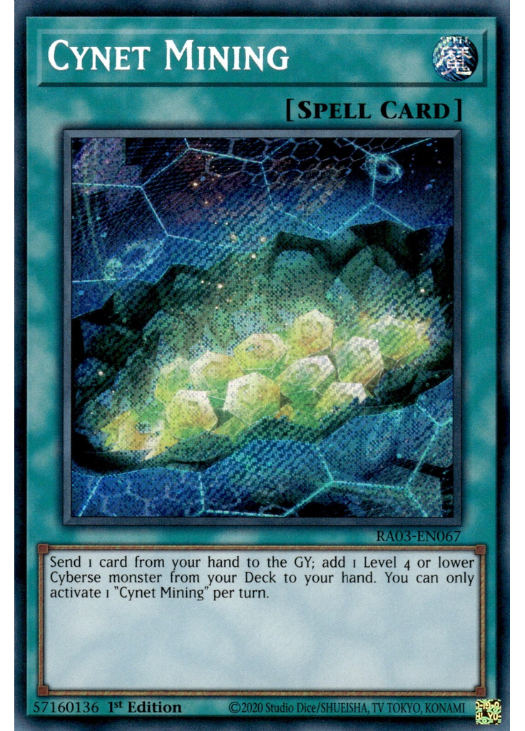 Cynet Mining (Secret Rare 1st Edition)