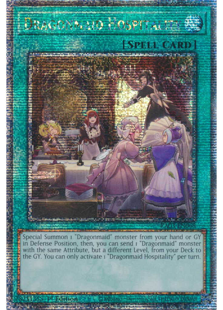 Dragonmaid Hospitality (Quarter Century Secret Rare 1st Edition)