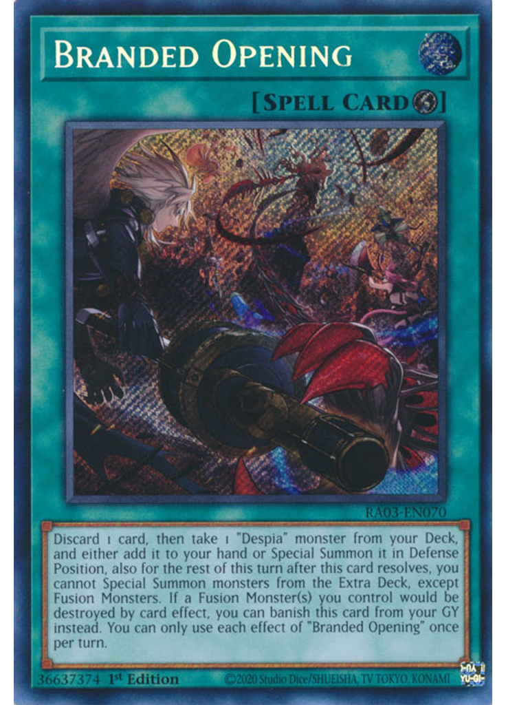 Branded Opening (Secret Rare 1st Edition)