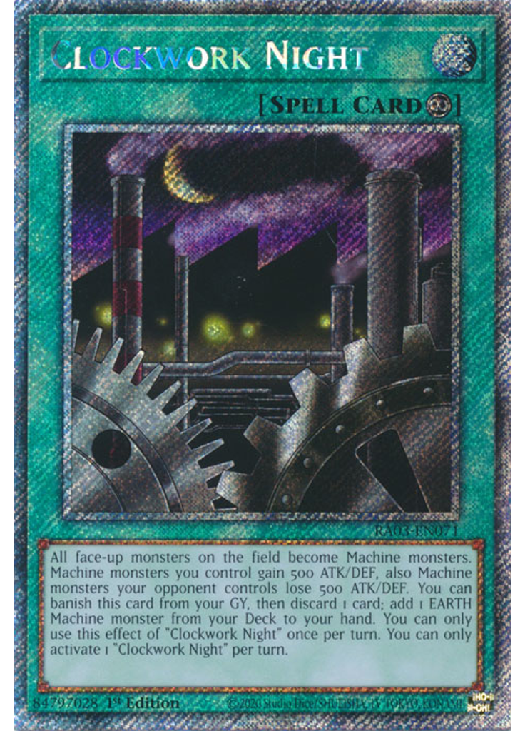 Clockwork Night (Platinum Secret Rare 1st Edition)