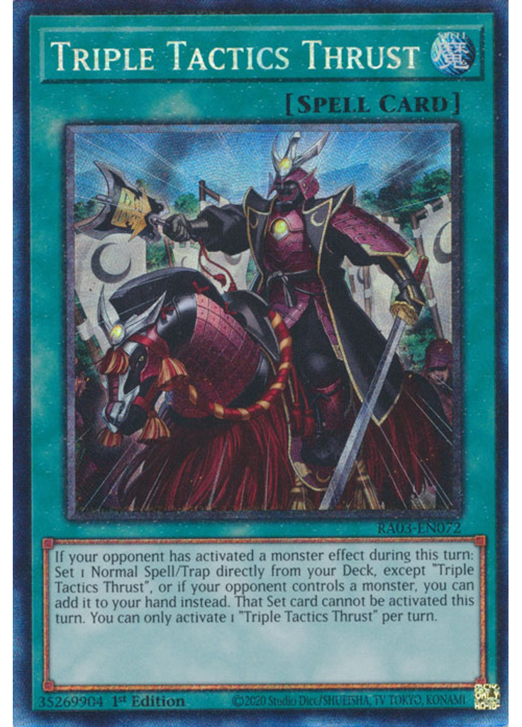 Triple Tactics Thrust (Collectors Rare 1st Edition)