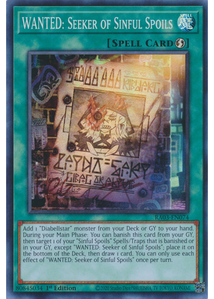 WANTED: Seeker of Sinful Spoils