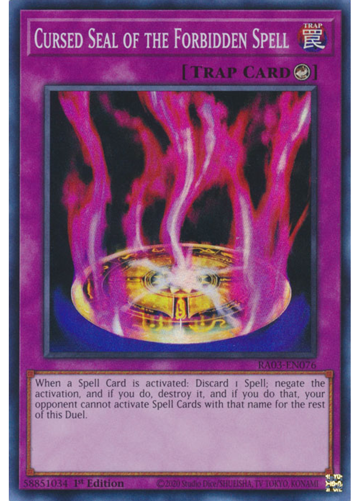 Cursed Seal of the Forbidden Spell