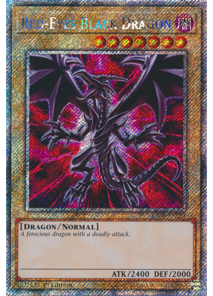 Red-Eyes Black Dragon (Platinum Secret Rare 1st Edition)