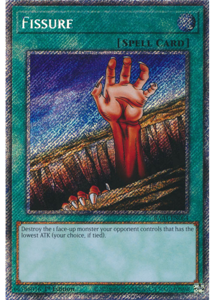 Fissure (Platinum Secret Rare 1st Edition)