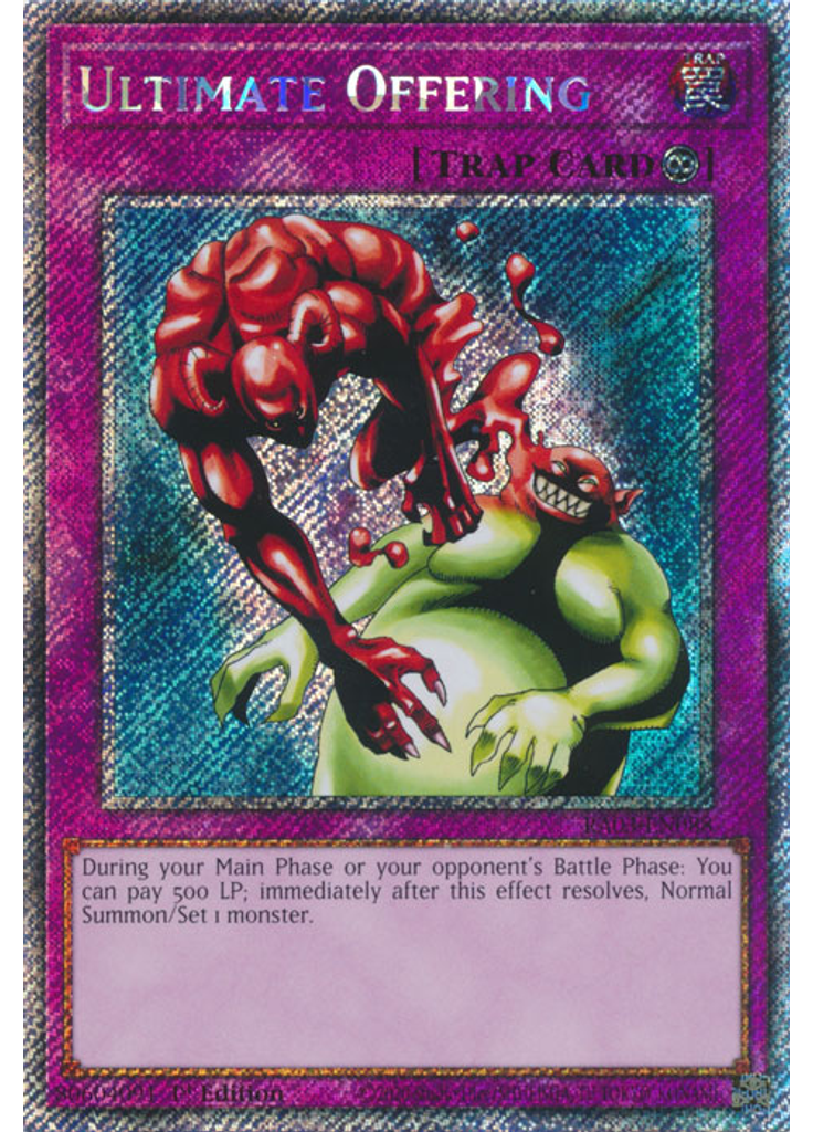 Ultimate Offering (Platinum Secret Rare 1st Edition)