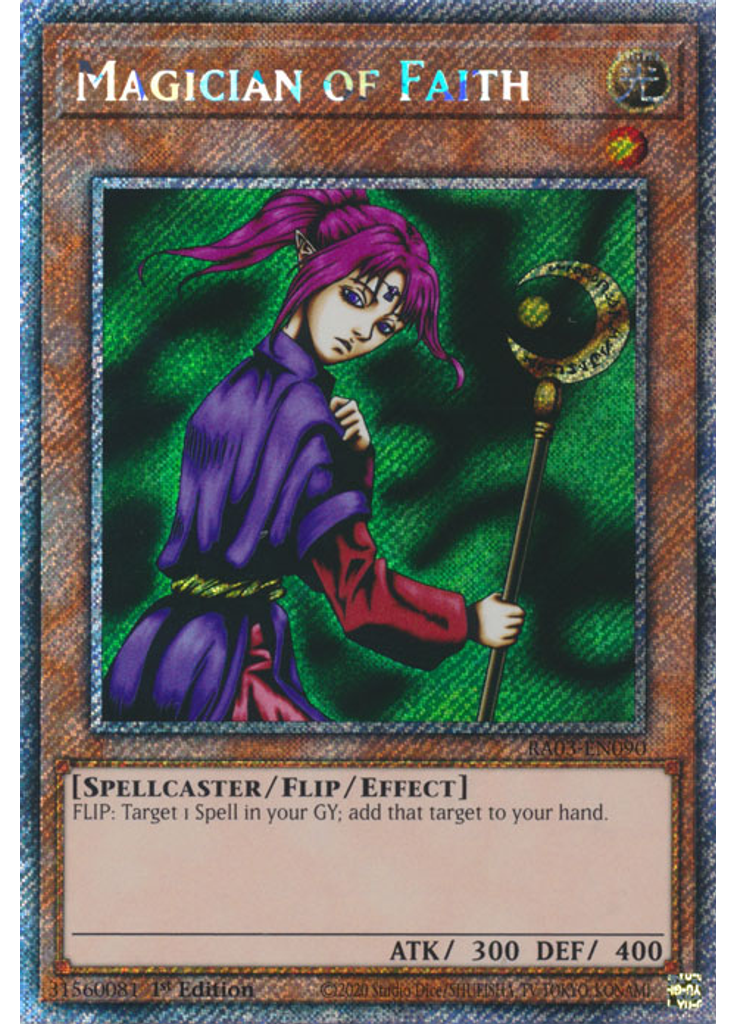 Magician of Faith (Platinum Secret Rare 1st Edition)