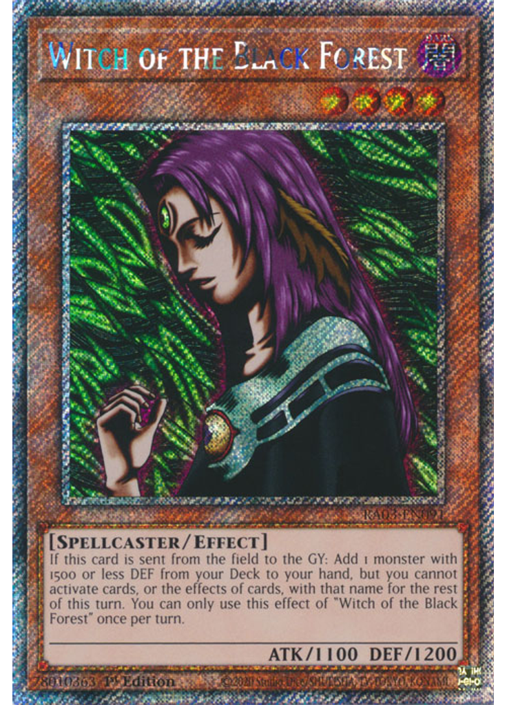 Witch of the Black Forest (Platinum Secret Rare 1st Edition)