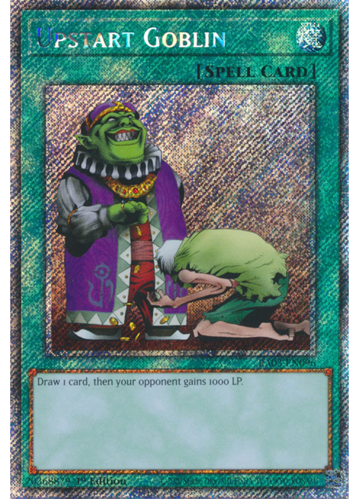 Upstart Goblin (Platinum Secret Rare 1st Edition)