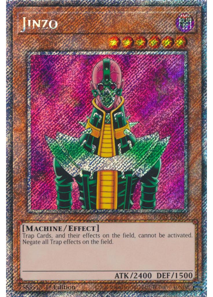 Jinzo (Platinum Secret Rare 1st Edition)