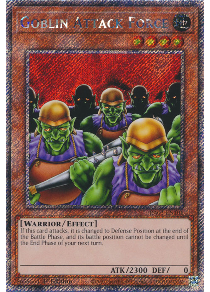 Goblin Attack Force (Platinum Secret Rare 1st Edition)