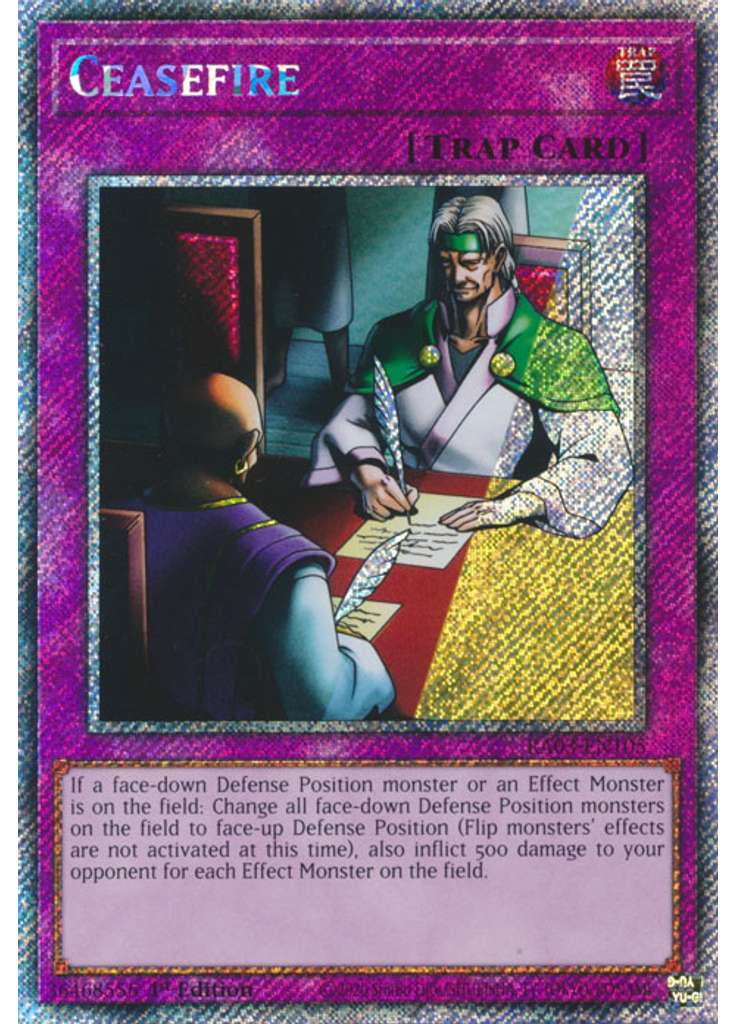 Ceasefire (Platinum Secret Rare 1st Edition)