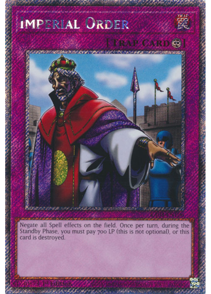 Imperial Order (Platinum Secret Rare 1st Edition)