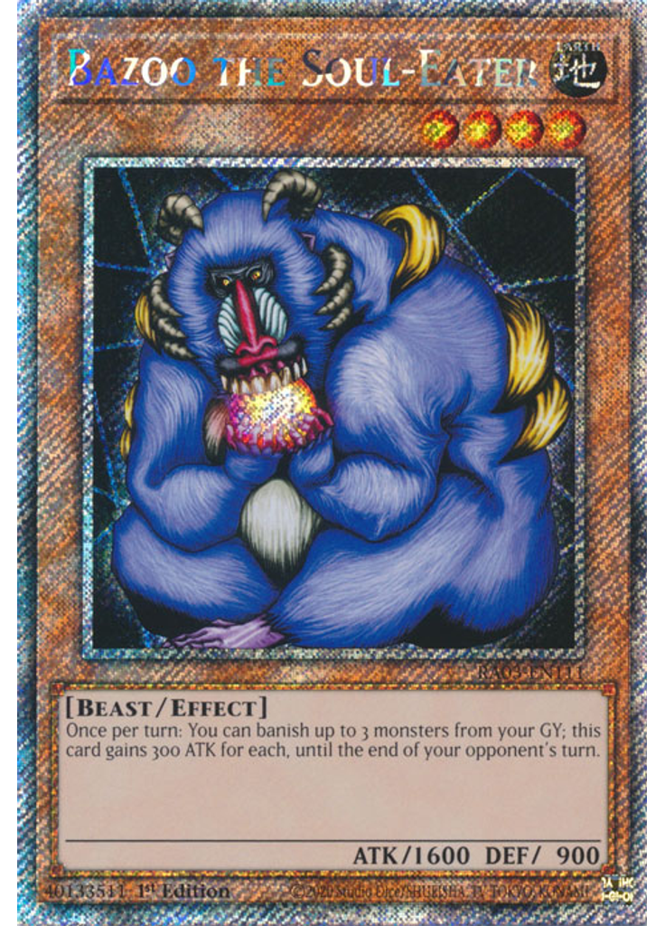 Bazoo the Soul-Eater (Platinum Secret Rare 1st Edition)