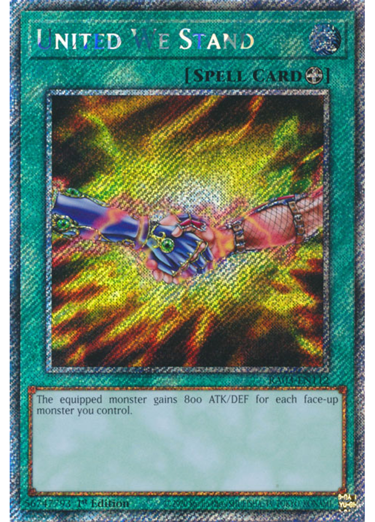 United We Stand (Platinum Secret Rare 1st Edition)