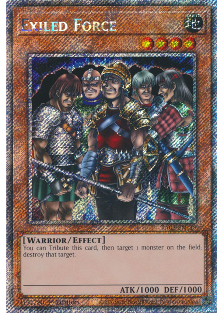 Exiled Force (Platinum Secret Rare 1st Edition)
