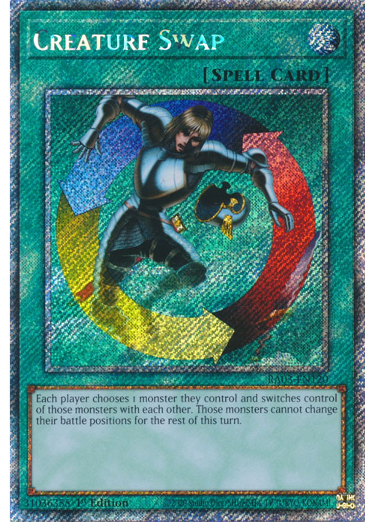 Creature Swap (Platinum Secret Rare 1st Edition)