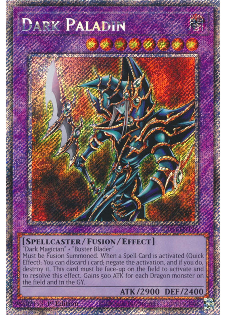 Dark Paladin (Platinum Secret Rare 1st Edition)