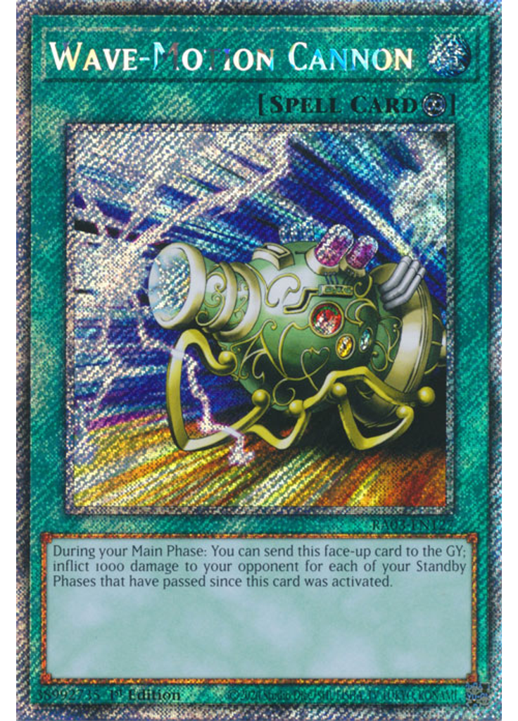 Wave-Motion Cannon (Platinum Secret Rare 1st Edition)