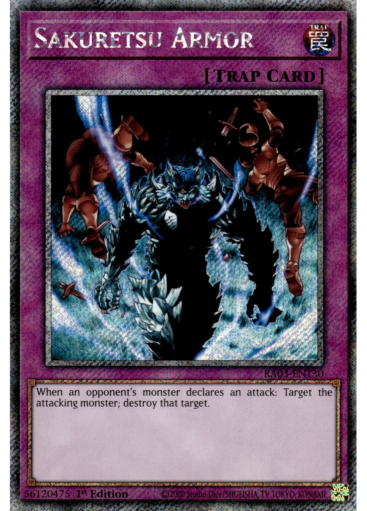 Sakuretsu Armor (Platinum Secret Rare 1st Edition)