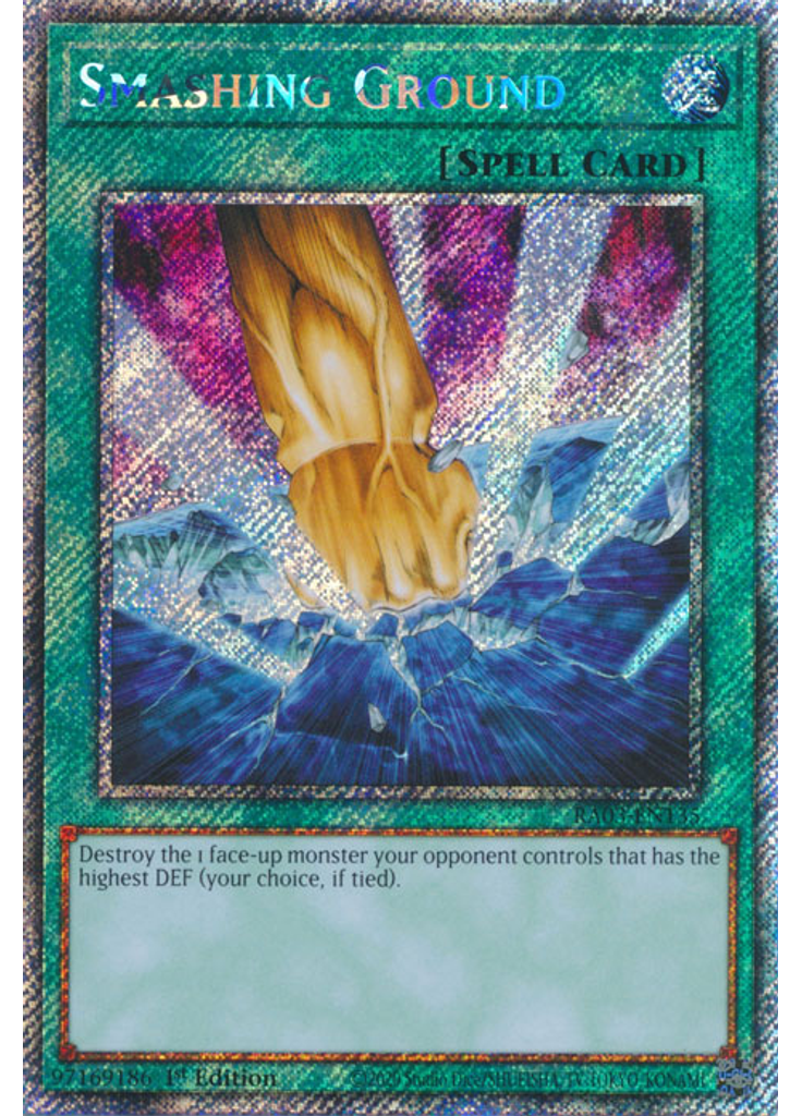 Smashing Ground (Platinum Secret Rare 1st Edition)