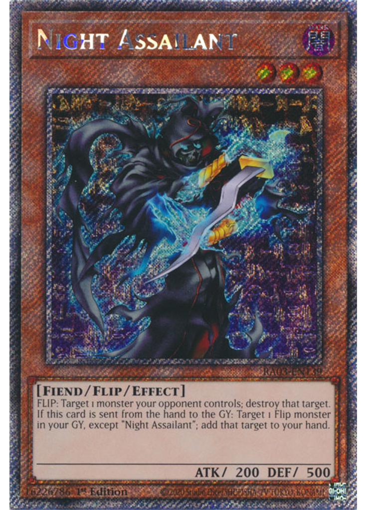Night Assailant (Platinum Secret Rare 1st Edition)