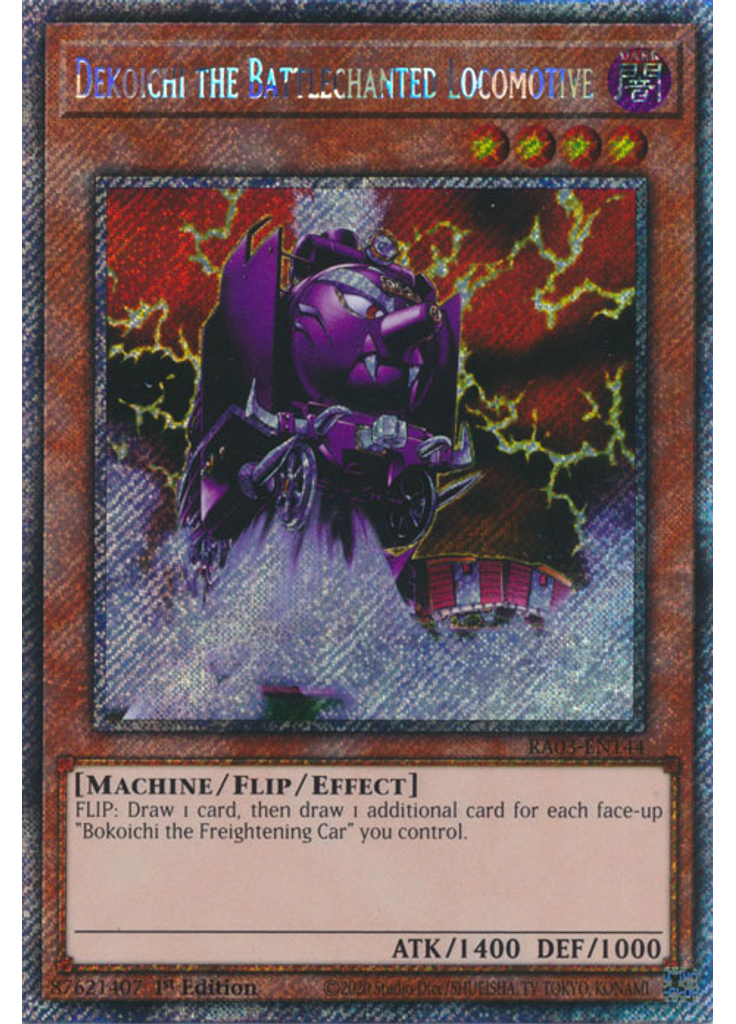 Dekoichi the Battlechanted Locomotive (Platinum Secret Rare 1st Edition)