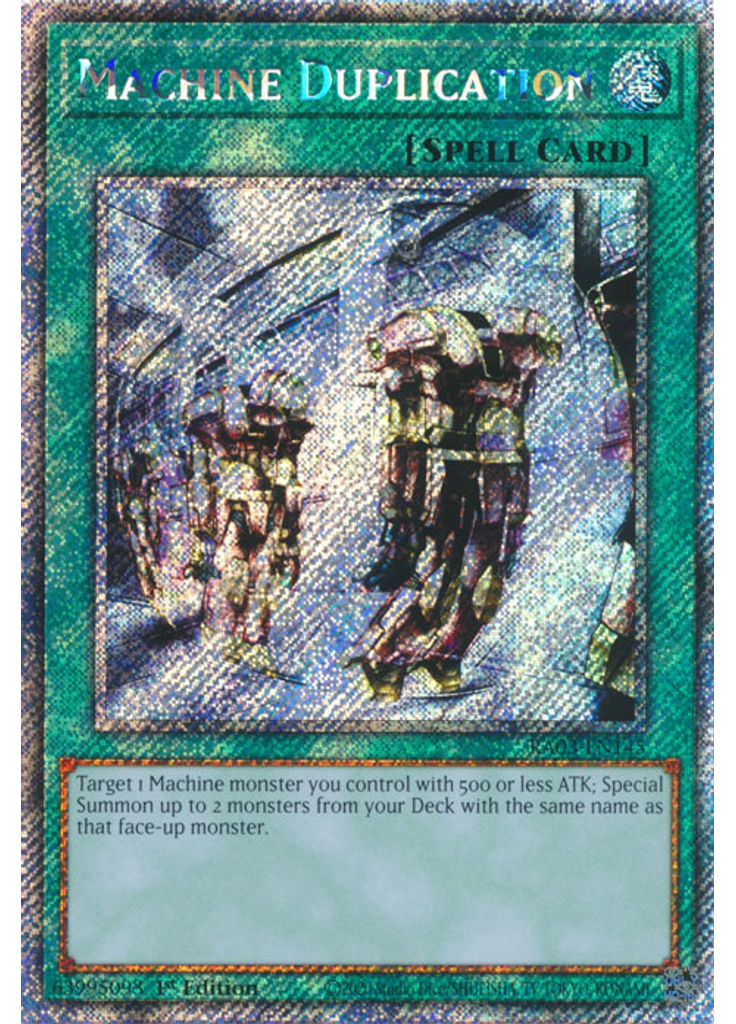 Machine Duplication (Platinum Secret Rare 1st Edition)