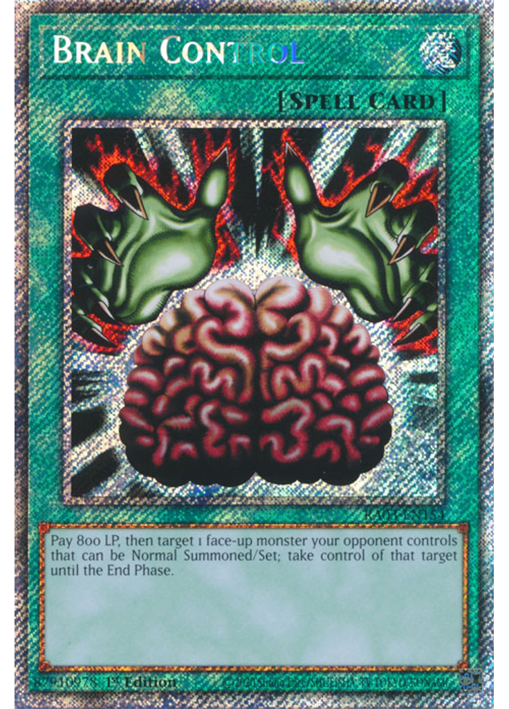 Brain Control (Platinum Secret Rare 1st Edition)