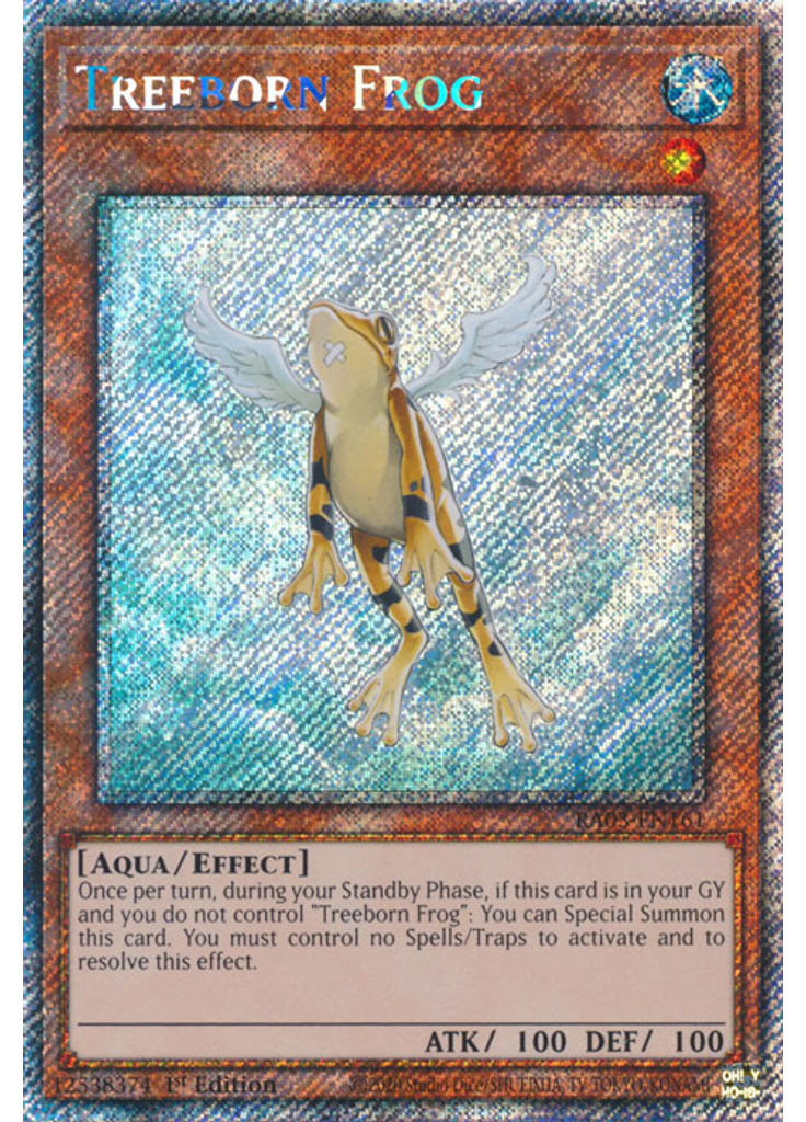 Treeborn Frog (Platinum Secret Rare 1st Edition)