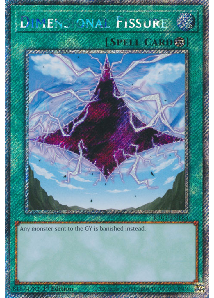 Dimensional Fissure (Platinum Secret Rare 1st Edition)